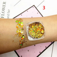 Glitter Face Glow Shimmer Liquid Maquiagem Eye Pigmento Para Os Olhos Mermaid Cream Highlighter Brighten Makeup