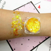 Glitter Face Glow Shimmer Liquid Maquiagem Eye Pigmento Para Os Olhos Mermaid Cream Highlighter Brighten Makeup