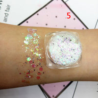 Glitter Face Glow Shimmer Liquid Maquiagem Eye Pigmento Para Os Olhos Mermaid Cream Highlighter Brighten Makeup