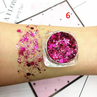 Glitter Face Glow Shimmer Liquid Maquiagem Eye Pigmento Para Os Olhos Mermaid Cream Highlighter Brighten Makeup