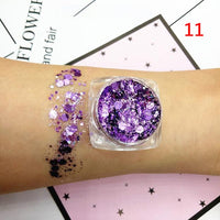 Glitter Face Glow Shimmer Liquid Maquiagem Eye Pigmento Para Os Olhos Mermaid Cream Highlighter Brighten Makeup