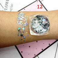 Glitter Face Glow Shimmer Liquid Maquiagem Eye Pigmento Para Os Olhos Mermaid Cream Highlighter Brighten Makeup