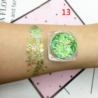 Glitter Face Glow Shimmer Liquid Maquiagem Eye Pigmento Para Os Olhos Mermaid Cream Highlighter Brighten Makeup