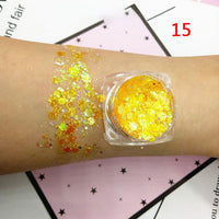 Glitter Face Glow Shimmer Liquid Maquiagem Eye Pigmento Para Os Olhos Mermaid Cream Highlighter Brighten Makeup