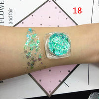 Glitter Face Glow Shimmer Liquid Maquiagem Eye Pigmento Para Os Olhos Mermaid Cream Highlighter Brighten Makeup
