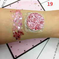 Glitter Face Glow Shimmer Liquid Maquiagem Eye Pigmento Para Os Olhos Mermaid Cream Highlighter Brighten Makeup