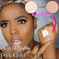 30ml TLM Flawless Color Changing Liquid Foundation Makeup Change To Your Skin Tone By Just Blending