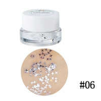 Glitter Sequins Woman Make up Shiny Heart Star Paillette Eye Beauty Sparkling Slice Face Beauty Lip Shiny Makeup Flakes Decor