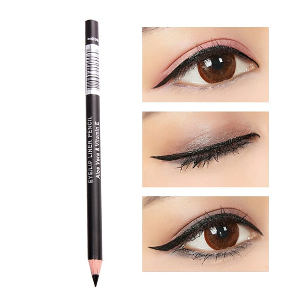 Waterproof Black Eyeliner Pencil Eye Liner Makeup Tool Cosmetic Pen  OA66