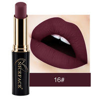 New Arrival Lip Matte Shimmer Metallic Lipstick Waterproof Lipstick Makeup High Pigmented 24 Shades Lipstick Rouge A Levre