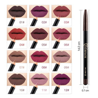 12 Colors Professional Lipliner Makeup Waterproof Lip Liner Pencil Set OA66