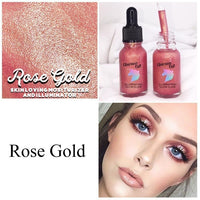 Face Makeup Primer Unicorn Oil Make Up Base Brighten Oil-control Whitening 24K Rose Glod Elixir Facial Illuminating Liquid