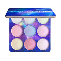 CmaaDu Chameleon Highlighter Palette Starry Sky Series Powder Brighten Iluminador Maquiagem Shimmer Glow Kit Professional Makeup