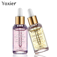 Yoxier Makeup Base Moisturizing Essence 24k Gold Elixir Oil Control Professional Matte Serum Series Brand Foundation Primer 1pcs