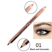 Black & Brown & White Eyeliner Pencil Waterproof Long Lasting Eye Liner Pen Quality Eyes Makeup Kit Sex Fashion Eye Cosmetic
