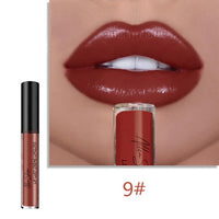 Manooby Nude Glitter Shimmer Lipstick Waterproof Long Lasting Moist Lip Gloss Vivid Colorful Lipgloss Sexy Women Makeup