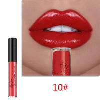 Manooby Nude Glitter Shimmer Lipstick Waterproof Long Lasting Moist Lip Gloss Vivid Colorful Lipgloss Sexy Women Makeup
