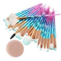 20Pcs Diamond Makeup Brushes Set Powder Foundation Blush Blending Eye shadow Lip Cosmetic Beauty Make Up Brush pincel maquiagem