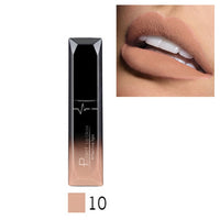 Professional Makeup Lip Gloss Color Long Lasting Metallic Sexy Red Velvet Matte Liquid Lipstick Lip Tint Cosmetics Lipgloss
