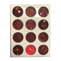12 Colors/Set Mixed Flake Masquerade Party Face Eye Glitter Makeup Nail Sticker Glitter Powder Festival Tattoo Cosmetic Glitter