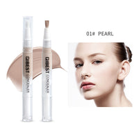 QIBEST New Arrival Rotating Concealer Pen Waterproof Full Coverage Repairing Stick Brighten Nude Makeup Concealer Easy to use