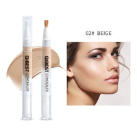 QIBEST New Arrival Rotating Concealer Pen Waterproof Full Coverage Repairing Stick Brighten Nude Makeup Concealer Easy to use