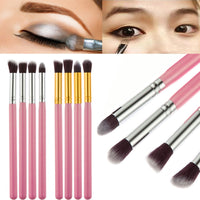 2016 New Arrival Professional 4Pcs Pink handle Makeup Cosmetic Tool Eyeshadow Powder Foundation Blending Brush Set Whole Sale