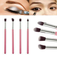 2016 New Arrival Professional 4Pcs Pink handle Makeup Cosmetic Tool Eyeshadow Powder Foundation Blending Brush Set Whole Sale