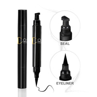 2018 COSCELIA New Brand Eyes Liner Eyeliner Make Up Pencil Waterproof Black Double-ended Makeup Stamps Eyeliner Pencil