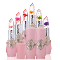 Moisturizer Long-lasting Lipstick Jelly Flower Makeup Temperature Changed Color Lip Blam Pink Pintalabios Transparent Hot Sale