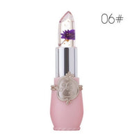 Moisturizer Long-lasting Lipstick Jelly Flower Makeup Temperature Changed Color Lip Blam Pink Pintalabios Transparent Hot Sale