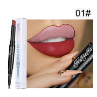 2 in 1 Lip Liner Lipstick Pencil Matte Waterproof Lipliner Red Lips Liners Pen Stick Long Lasting Sexy Makeup Professional