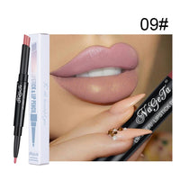 2 in 1 Lip Liner Lipstick Pencil Matte Waterproof Lipliner Red Lips Liners Pen Stick Long Lasting Sexy Makeup Professional