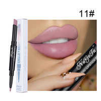 2 in 1 Lip Liner Lipstick Pencil Matte Waterproof Lipliner Red Lips Liners Pen Stick Long Lasting Sexy Makeup Professional