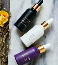 Women Fashion Rose Gold Elixir Radiating Moisturizer Volcanic Elixir Hydrating Makeup Essence Oil Free Highlight Primer Serum