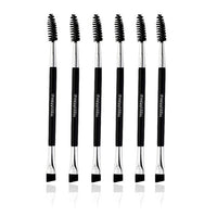 2018 NEW Eyebrow Brush Beauty Makeup Wood Handle Eyebrow Brush Eyebrow Comb Double Ended Brushes Brushes Make Up 1031