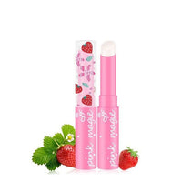 Strawberry Lipstick Makeup Magic Temperature Changed Color Lip Balm Pink Color Moisturizer Waterproof  Lip Cream