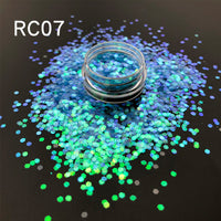 Eco-friendly Body Face Nail Fairy Confetti Christmas Decorated Sequin Pink Opal Iridescent Rainbow Chunky Glitter