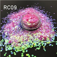 Eco-friendly Body Face Nail Fairy Confetti Christmas Decorated Sequin Pink Opal Iridescent Rainbow Chunky Glitter