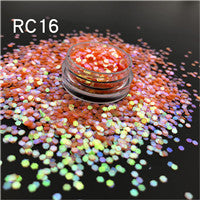 Eco-friendly Body Face Nail Fairy Confetti Christmas Decorated Sequin Pink Opal Iridescent Rainbow Chunky Glitter