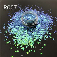 Eco-friendly Body Face Nail Fairy Confetti Christmas Decorated Sequin Pink Opal Iridescent Rainbow Chunky Glitter