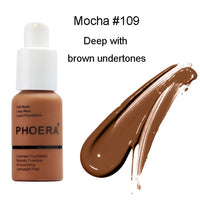PHOERA Mineral Makeup Primer Whitening Concealer Moisturizer Face Primer Natural Liquid Foundation Base Makeup maquiagem TSLM2
