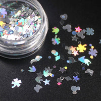 Mix Colorful Heart Optional Monochrome Eye Powder Shadow Women Beauty Eye Make Up Shinning Glitter Powder Makeup CHT7