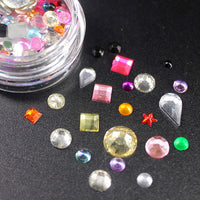 Mix Colorful Heart Optional Monochrome Eye Powder Shadow Women Beauty Eye Make Up Shinning Glitter Powder Makeup CHT7