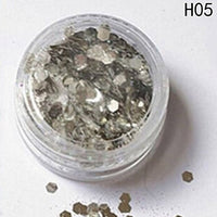 New 2018 Hybrid Sequins Glitter Round Colorful Glitter Pots Nail Face body Shadow Glitter Beauty Makeup