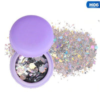 Glitter Powder For Eyeshadow Gold Silver Nail Starlight Waterproof Long Lasting Party Makeup Glitter Eyeshadow