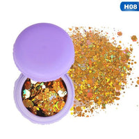 Glitter Powder For Eyeshadow Gold Silver Nail Starlight Waterproof Long Lasting Party Makeup Glitter Eyeshadow